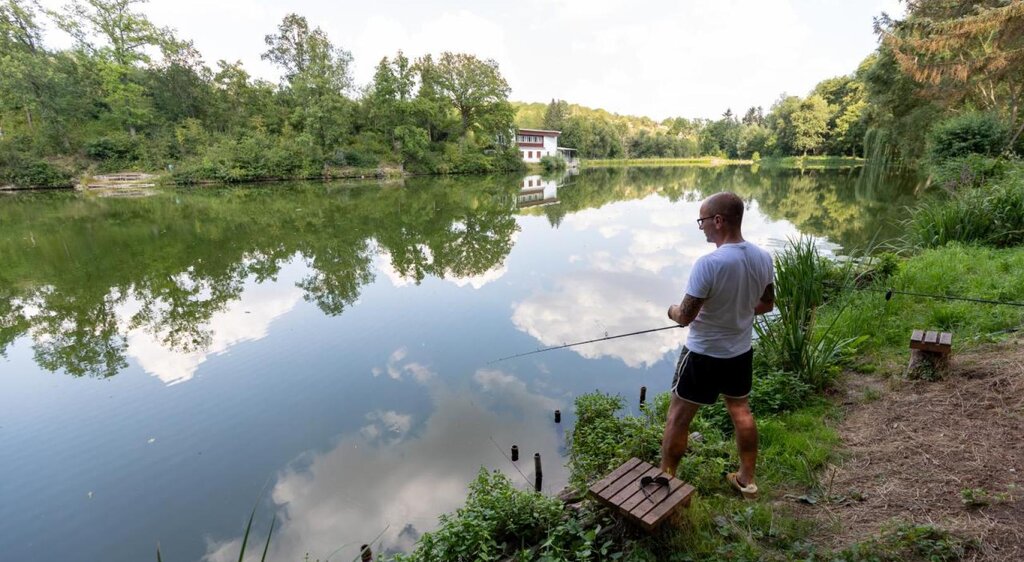 Der Emsenteich in Bad Sulza ist bei Anglern sehr beliebt, auch