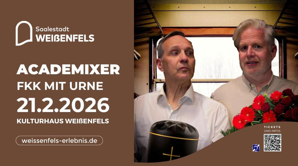  Academixer - FKK mit Urne - Zwei Männer. Eine Urne. Kein Entkommen.