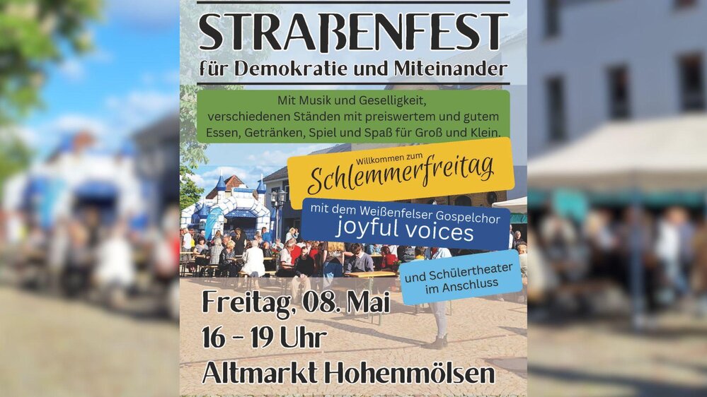 Straßenfest für Demokratie und Miteinander