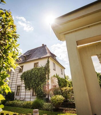 Im Kurpark von Bad Sulza steht das Goethe Gartenhaus II.