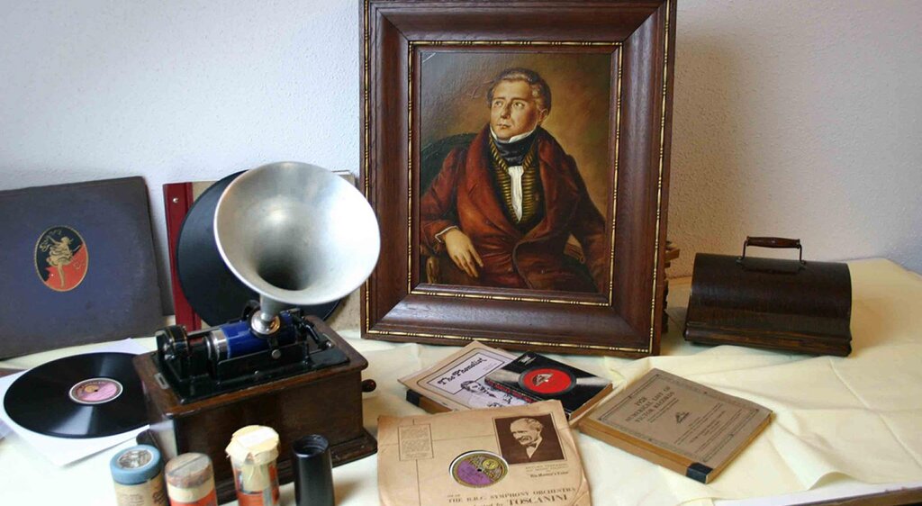 Ein originaler Edison-Phonograph
