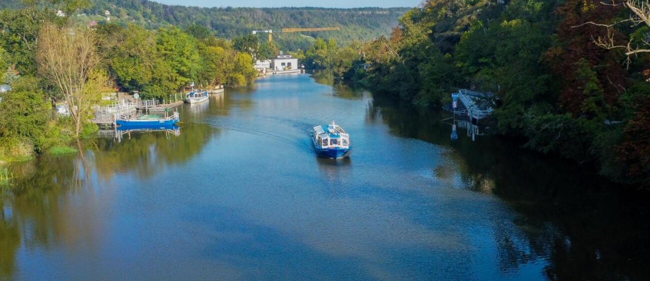 Die Saale-Unstrut-Region von Bad Kösen aus mit dem Schiff erkunden.