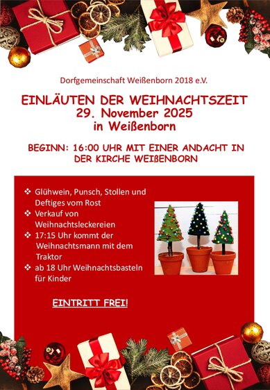 Einläuten der Weihnachtszeit