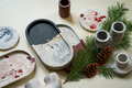 Workshop: Kerzenständer und weihnachtliche Elemente in Terrazzo Optik 