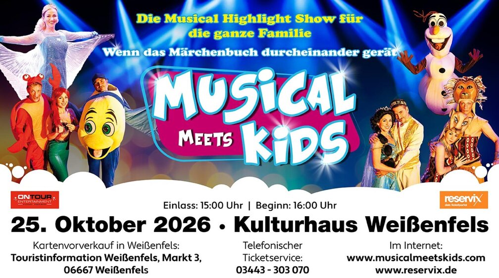 Musical meets Kids - Wenn das Märchenbuch durcheinander gerät