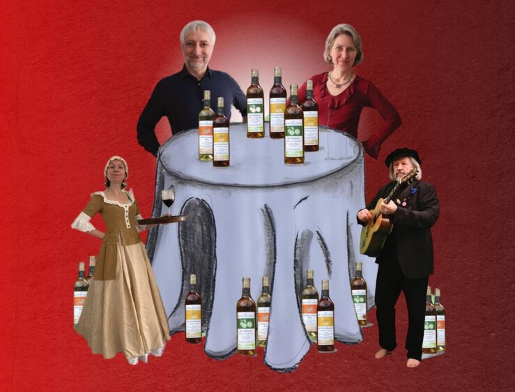 Unverdrossen eingegossen!  Musikalischer Weinabend mit dem Obstweingut Röttelmisch