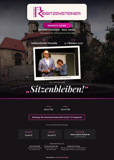 KABARETT - ABEND mit den KIBITZENSTEINER