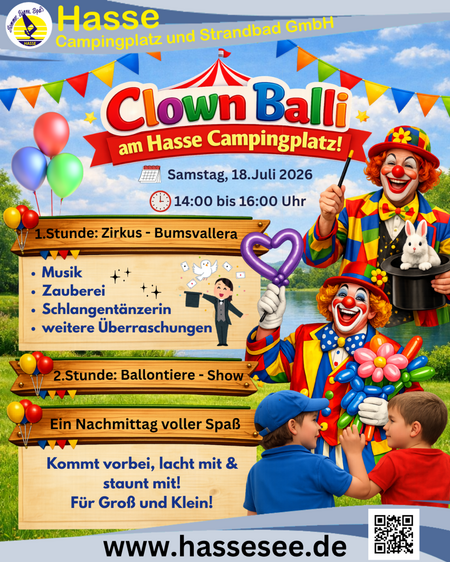 Clown Balli am Hassesee
