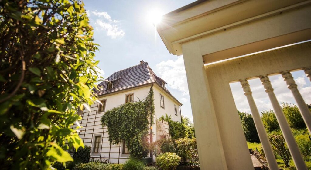 Im Kurpark von Bad Sulza steht das Goethe Gartenhaus II.
