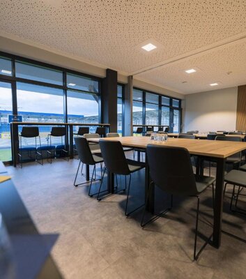 Logen im Eventbereich der ad hoc arena Jena