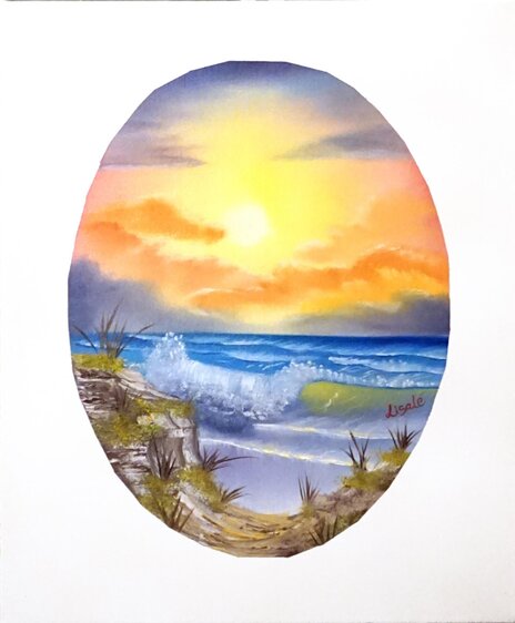 Malen nach Bob Ross® – Ein Tag am Meer