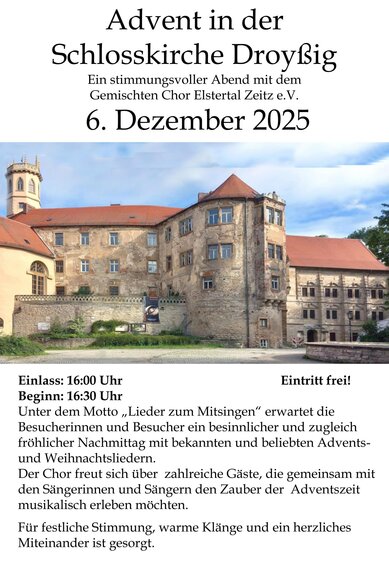Advent in der Schlosskirche Droyßig