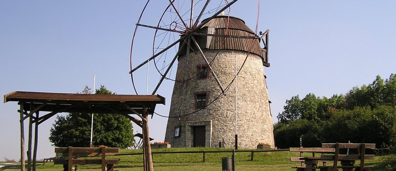 Seitenansicht Windmühle