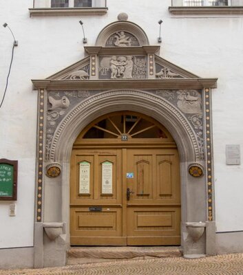 Portal zum Gustav-Adolf-Museum Weißenfels