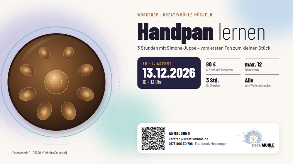 Handpan lernen – Workshop für Einsteiger