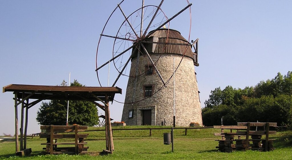 Seitenansicht Windmühle