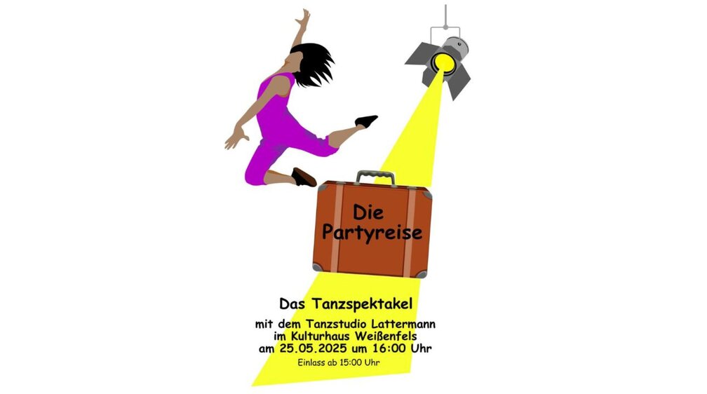 Das Tanzspektakel mit dem Tanzstudio Lattermann - Motto: "Partyreise"