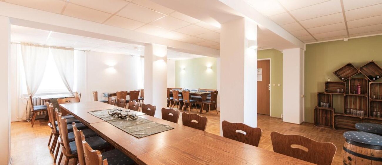 Speisesaal der Jugendherberge Nebra