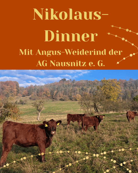 Nikolaus-Dinner vom Angus-Weiderind