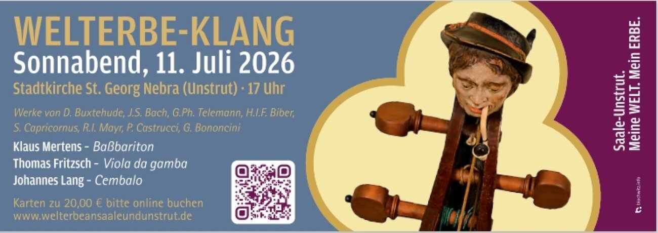 7. WELTERBE-KLANG-Konzert "Entzückende Lust, unendliche Freuden!"