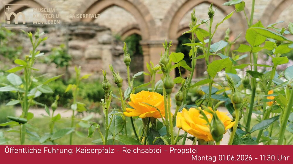 Öffentliche Führung im Kloster Memleben