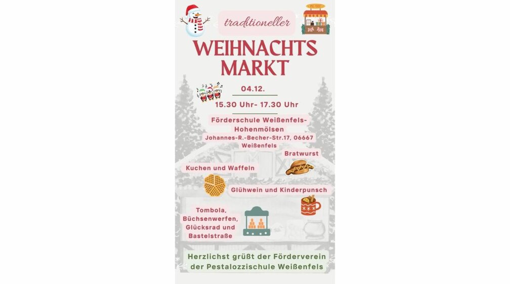 Weißenfelser Weihnachtsmarkt 2026