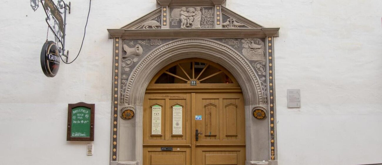 Portal zum Gustav-Adolf-Museum Weißenfels