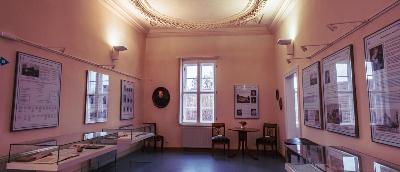Museumsraum in der Novalis-Gedenkstätte Weißenfels