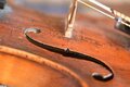 Nahaufnahme einer Violine