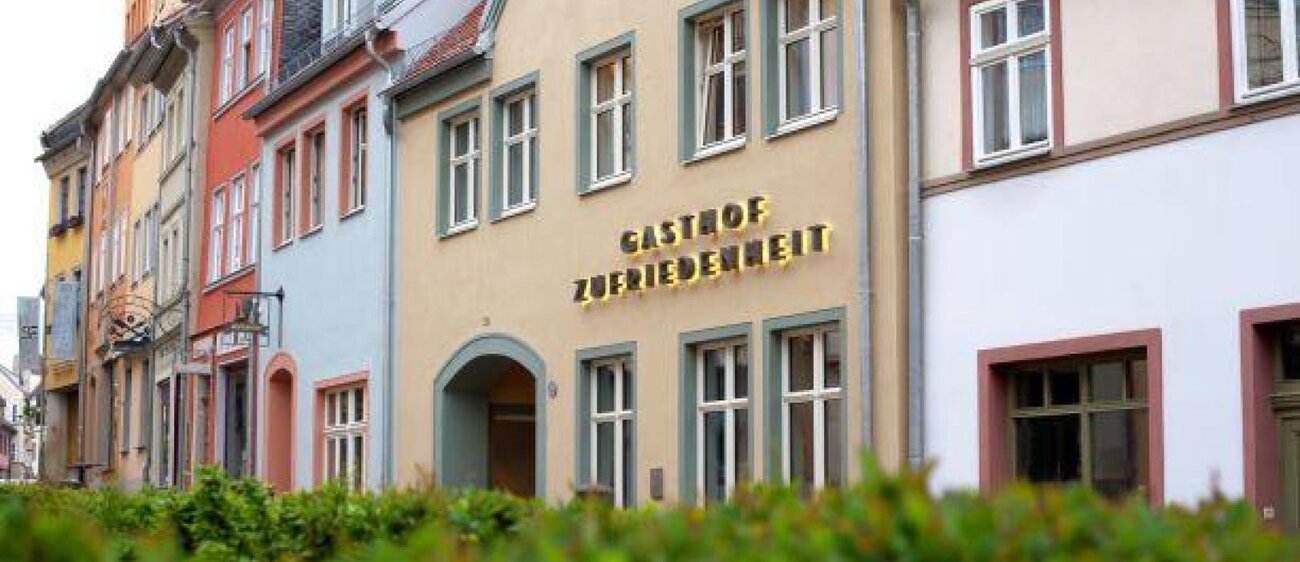 Hausansicht des Gasthofes Zufriedenheit