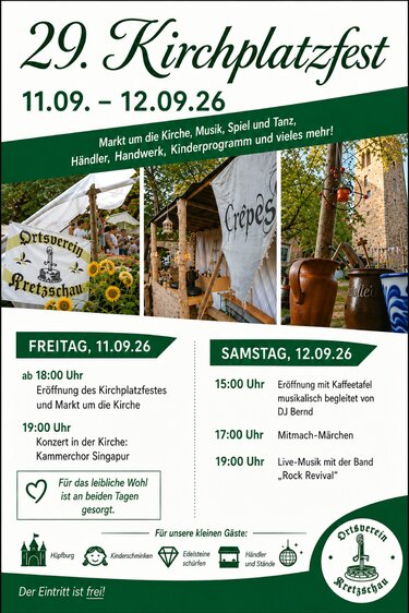 Kirchplatzfest in Kretzschau