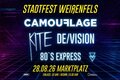 Synthie-Pop-Night zum Weißenfelser Stadtfest mit Camouflage, Kite, De/Vision und 80’s Express 