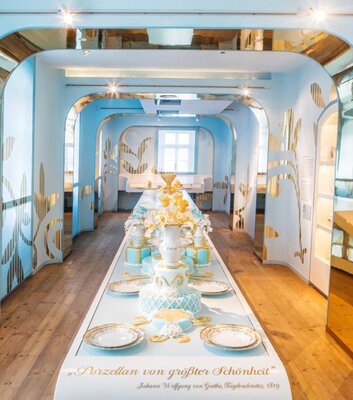 Blick in die Porzellanwelten Leuchtenburg