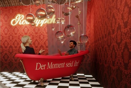 Rotkäppchen Badewanne in der Erlebniswelt