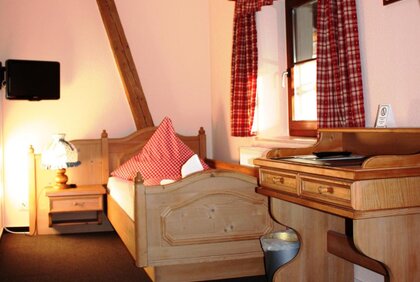 Einzelzimmer im Hotel Sonnekalb Kleinheringen