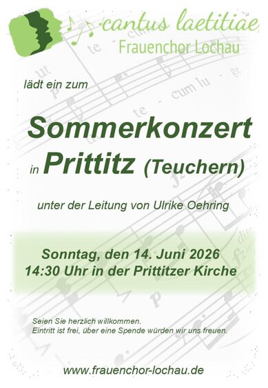 Sommerkonzert des Frauenchor Lochau