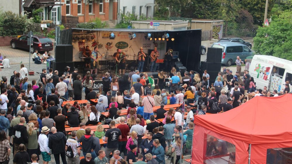 1. Maifest auf dem Jahnplatz