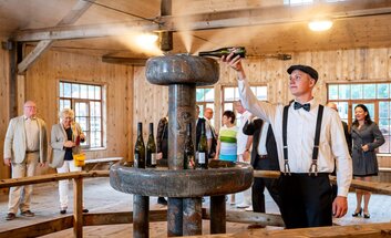 Soledinner mit Weinzerstäubung im Gradierwerk Bad Sulza am 01.07.2023
