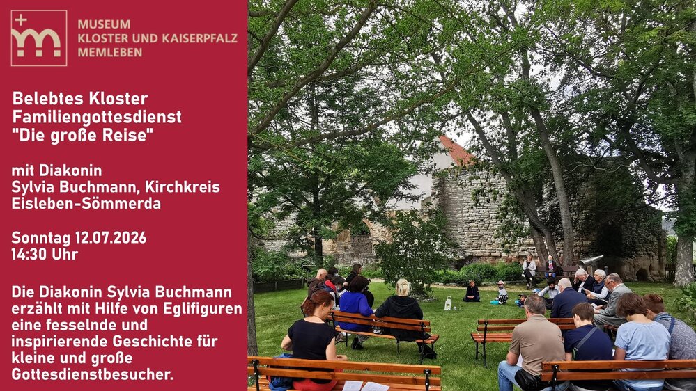 Belebtes Kloster: Familiengottesdienst “Große Reise”