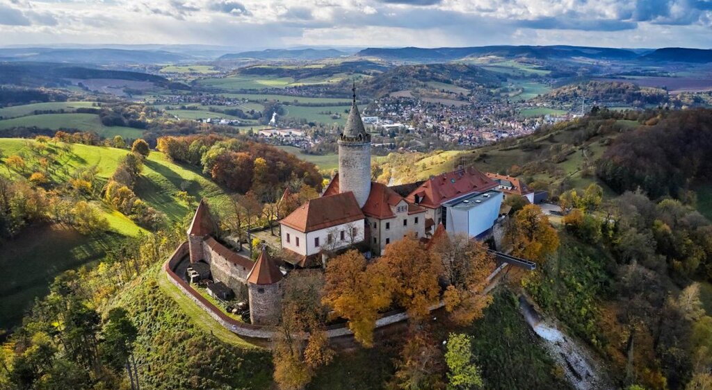 Leuchtenburg bei Seitenroda im Herbst