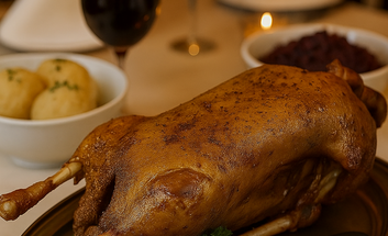 Martinsgansessen in Familie