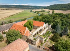 Kloster und Kaiserpfalz Memleben - Luftbild (2)