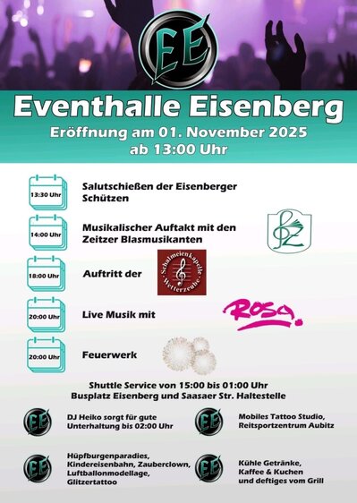 Neueröffnung Eisenberger Eventhalle