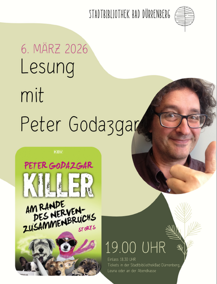 Lesung mit Peter Godazgar - "Killer am Randes des Nervenzusammenbruchs"