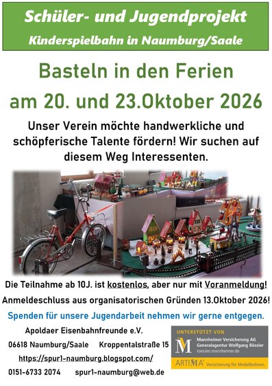 Modellbahn in den Ferien