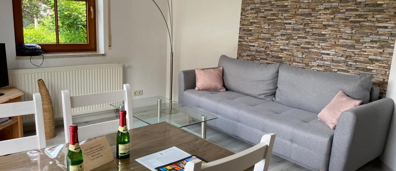 Ferienwohnung Nägler in Bad Kösen in der Saale-Unstrut Region. Einrichtung, Ausstattung der Ferienwohnung.