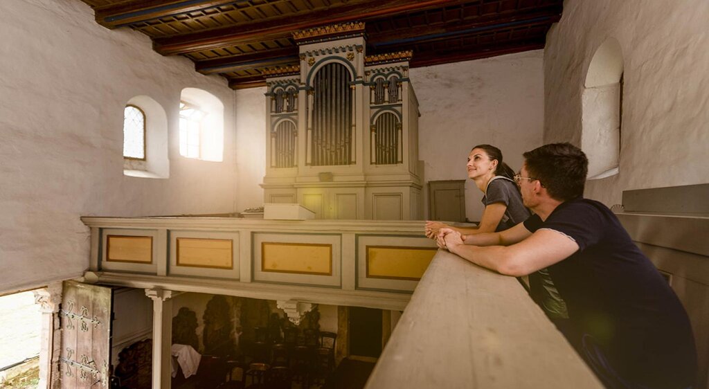 Orgel in der Kirche Steinbach