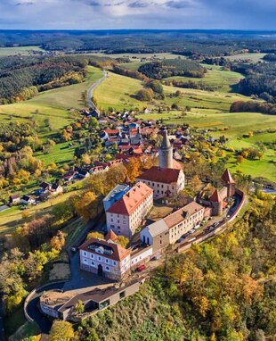 Leuchtenburg bei Seitenroda im Herbst