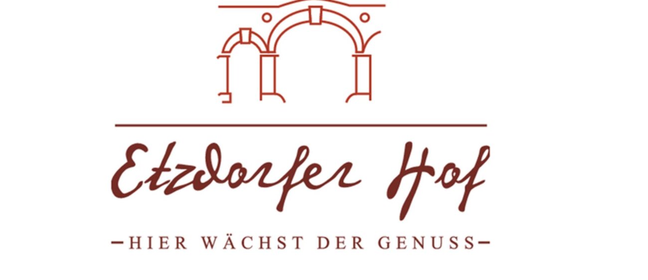 Das Logo der AG Buchheim- Crossen eG; Etzdorfer Hof "Hier wächst der Genuss"
