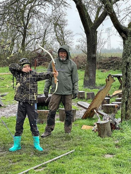 Vater-Sohn-Tag im Trappercamp